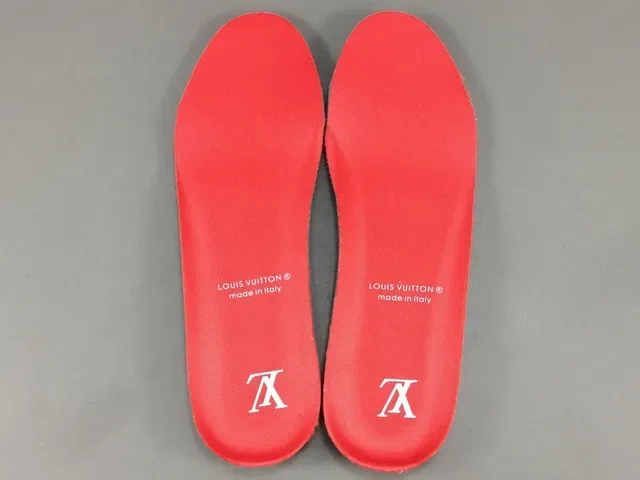 Louis Vuitton LV Trainer Rouge Blanc Low-Top Strapped Lifestyle Sneakers 4