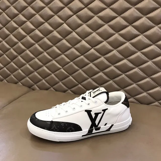 Louis Vuitton LV Trainer White Black Low-Top Monogrammed Toe Cap Lifestyle Sneakers 5