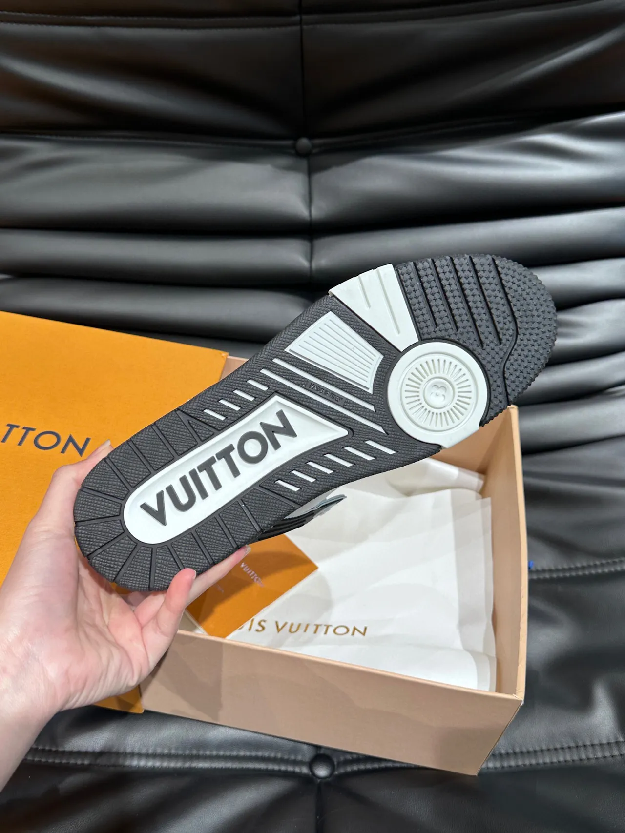Louis Vuitton LV Trainer White Black Multi-Panel Construction Contrast Lifestyle Sneakers 9