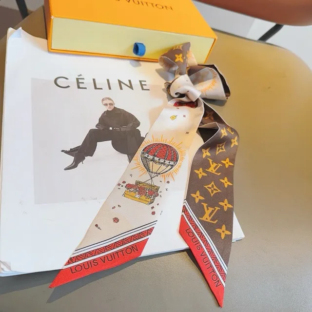 Louis Vuitton Monogram and Illustrated Silk Scarf 2