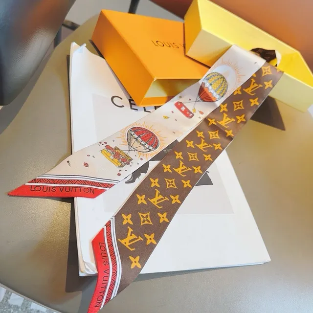 Louis Vuitton Monogram and Illustrated Silk Scarf 3