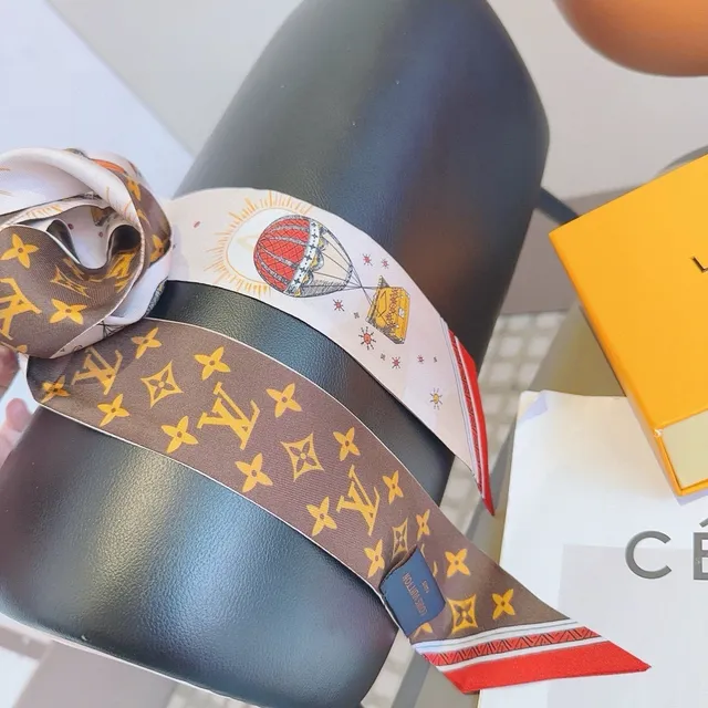 Louis Vuitton Monogram and Illustrated Silk Scarf 6