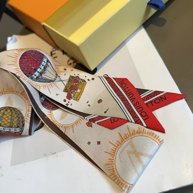 Louis Vuitton Monogram and Illustrated Silk Scarf 7