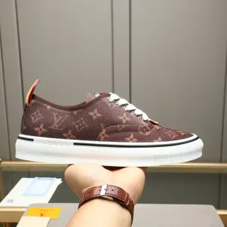 Louis Vuitton Monogram Canvas Brown White Lifestyle Sneakers