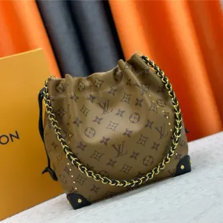 Louis Vuitton Monogram Canvas Drawstring Bucket Bag