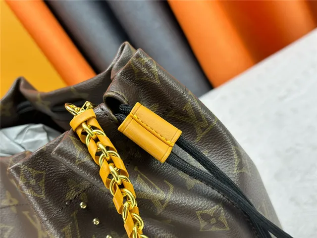 Louis Vuitton Monogram Canvas Drawstring Bucket Bag 5