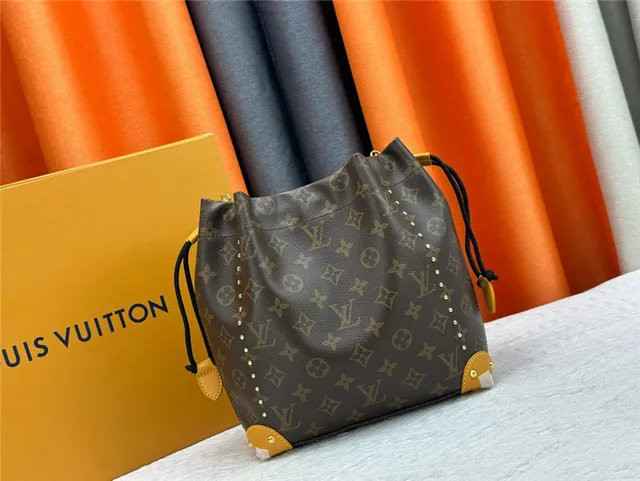 Louis Vuitton Monogram Canvas Drawstring Bucket Bag 7