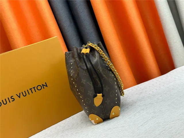 Louis Vuitton Monogram Canvas Drawstring Bucket Bag 8