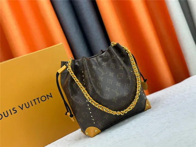 Louis Vuitton Monogram Canvas Drawstring Bucket Bag 9