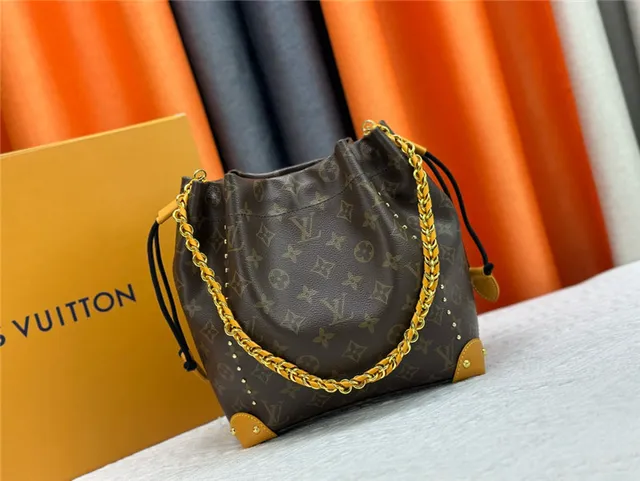 Louis Vuitton Monogram Canvas Drawstring Bucket Bag 10