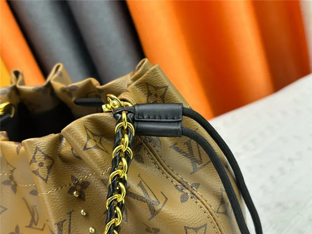 Louis Vuitton Monogram Canvas Drawstring Bucket Bag 14