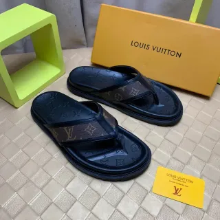 Louis Vuitton Monogram Canvas Thong Slippers