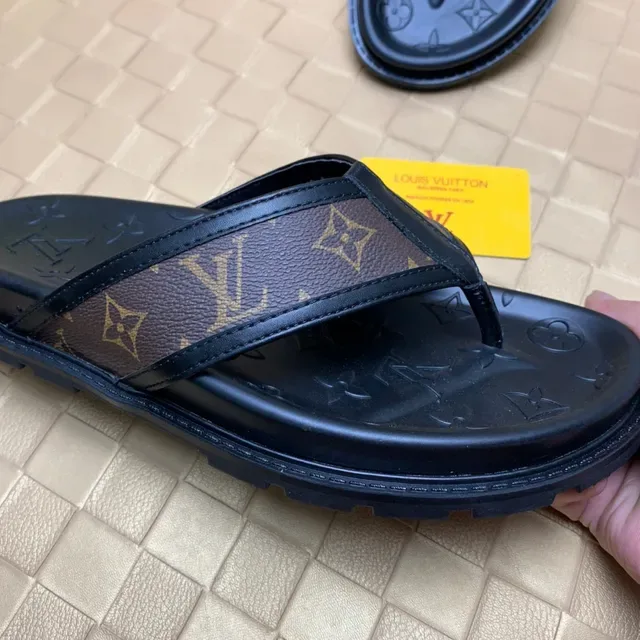 Louis Vuitton Monogram Canvas Thong Slippers 6