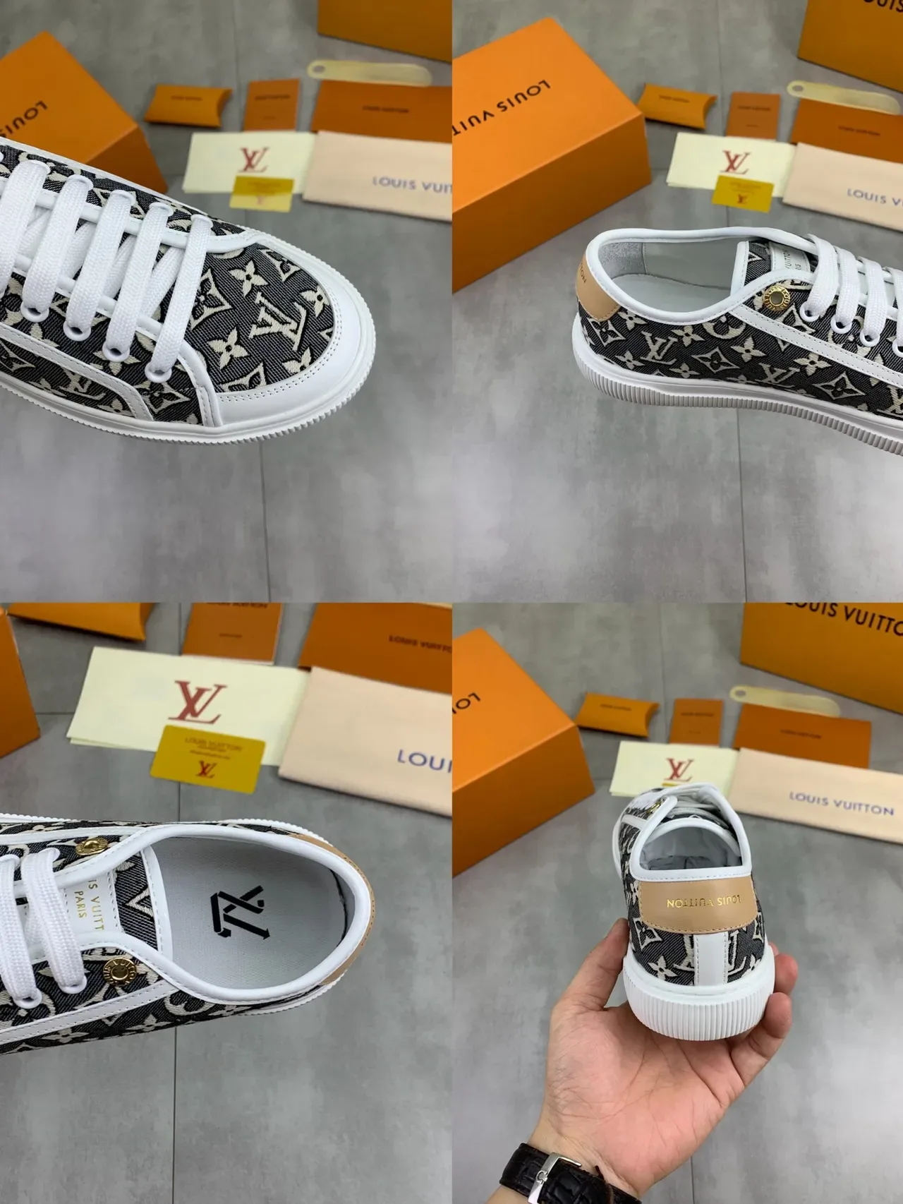 Louis Vuitton Monogram Canvas White Cupsole Lifestyle Sneakers 3