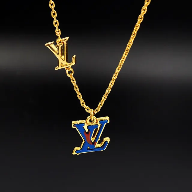 Louis Vuitton Monogram Enamel Pendant Necklace 4