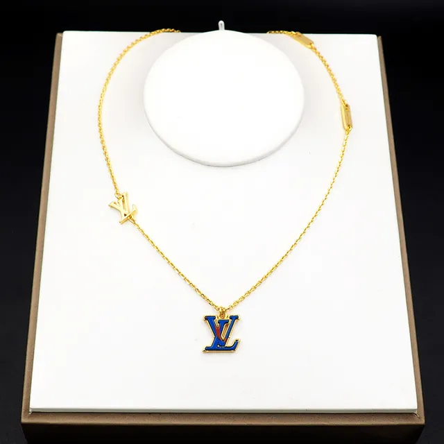 Louis Vuitton Monogram Enamel Pendant Necklace 5