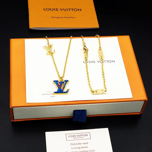 Louis Vuitton Monogram Enamel Pendant Necklace 6