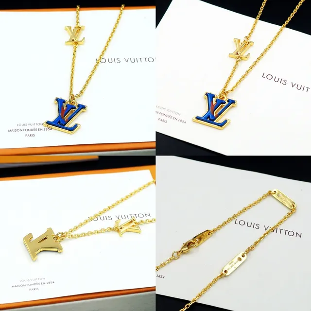 Louis Vuitton Monogram Enamel Pendant Necklace 12