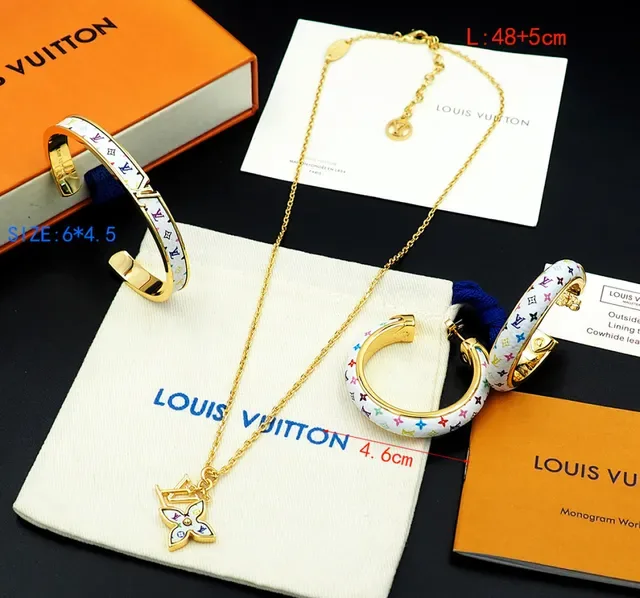 Louis Vuitton Monogram Flower Enamel Pendant Necklace 2