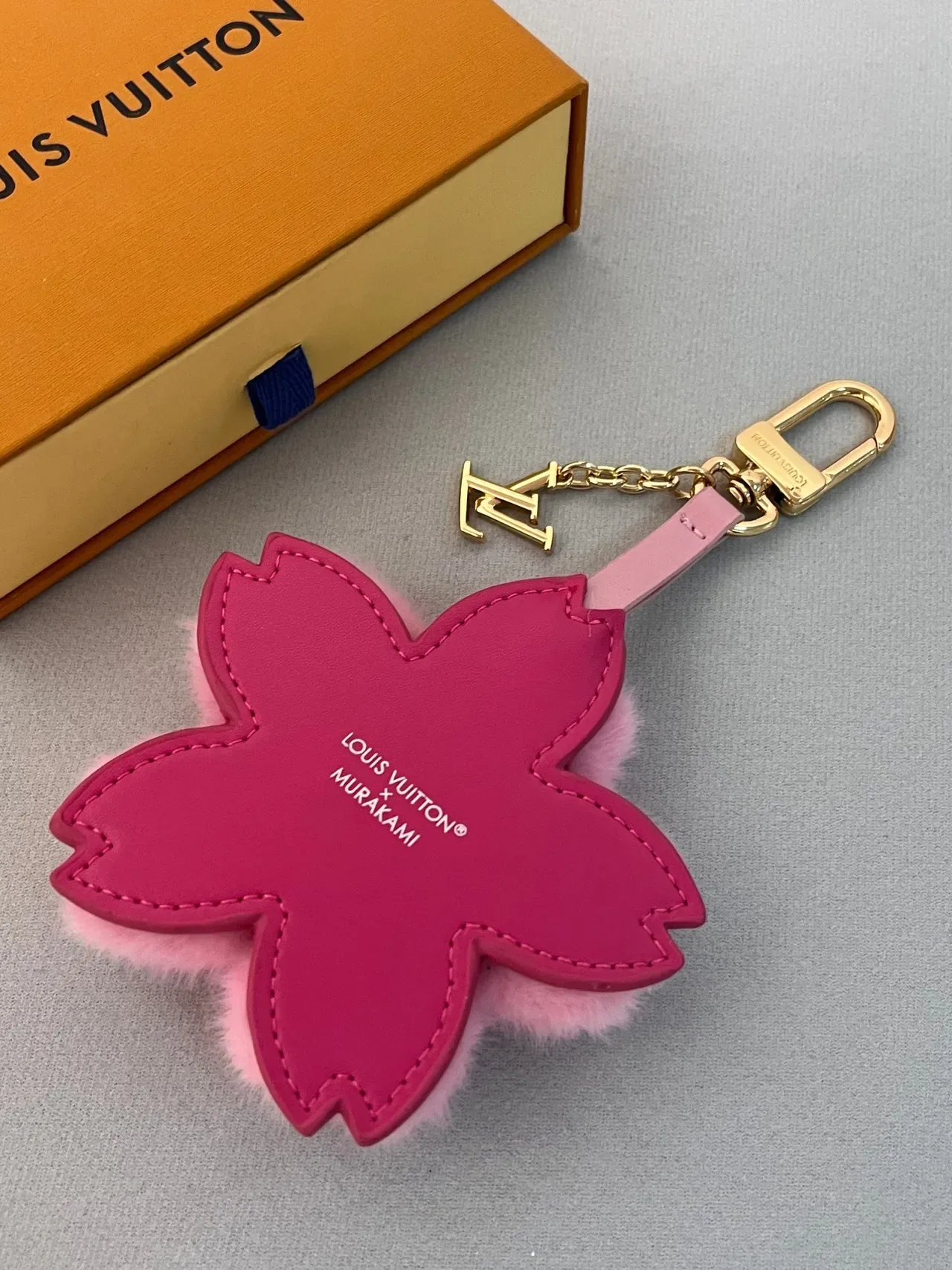 Louis Vuitton Monogram Flower Pink Yellow Plush Floral Embroidered Face Saddle Bag 6