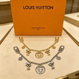 Louis Vuitton मल्टी-चार्म गोल्ड सिल्वर डुअल-टोन मेटल ब्रेसलेट