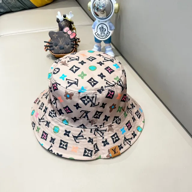 Louis Vuitton Multicolor Monogram Floral Bucket Hat 1