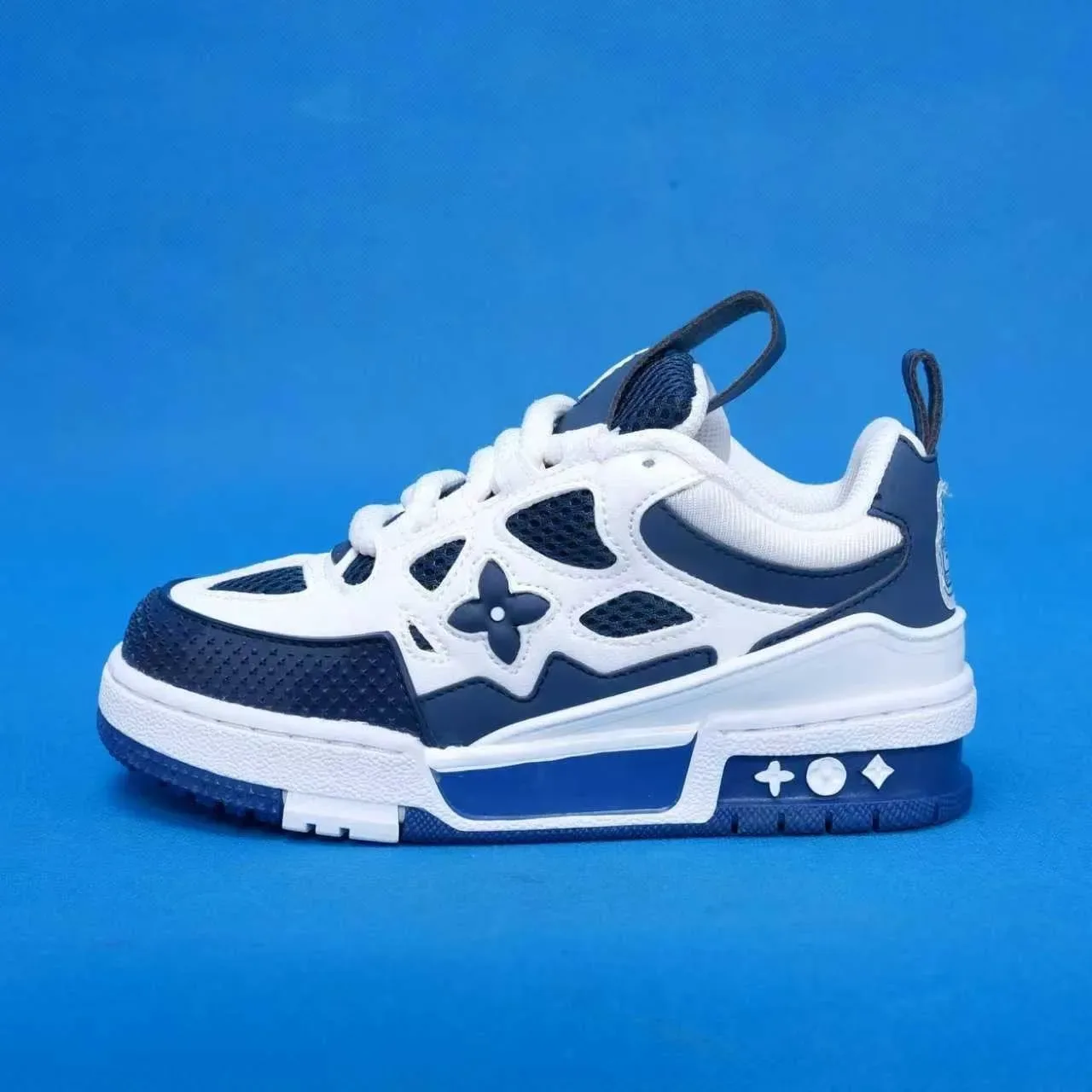 Louis Vuitton Red White Chunky Multi-Layered Midsole Perforated Mesh Toe Lifestyle Sneakers 3