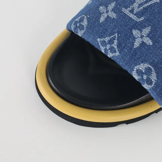 Louis Vuitton Run Away Denim Monogram Slipper 5