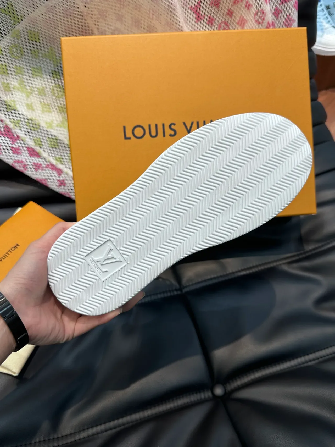 Louis Vuitton Run Away Embroidered Monogram White Lifestyle Sneakers 2