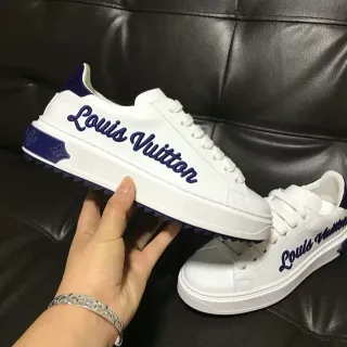 Louis Vuitton Run Away Blancos y Azules Zapatillas Lifestyle