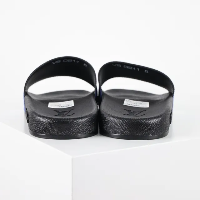 Louis Vuitton Slide Blue and White Gradient Monogram Slippers 8