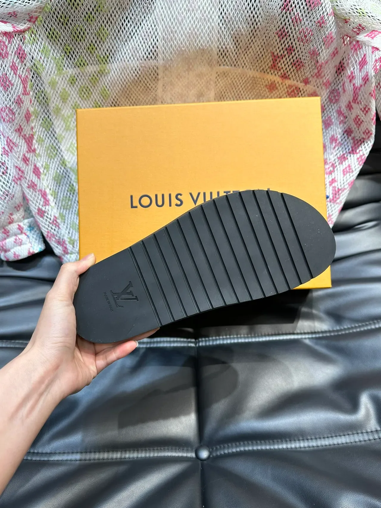 Louis Vuitton Slide Monogram Double-Strap Slippers 2