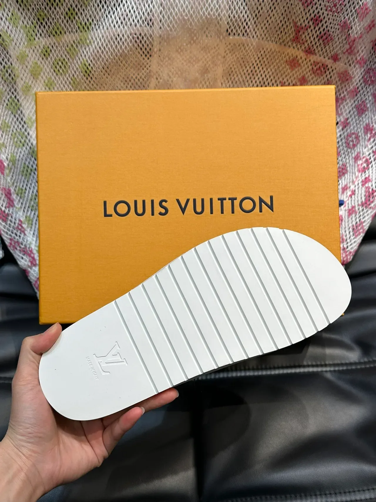 Louis Vuitton Slide Monogram Double-Strap Slippers 3