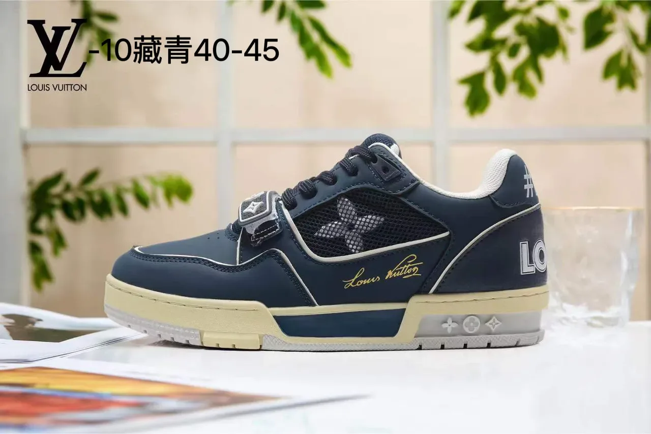 Louis Vuitton Trainer 3 Black and White Monogram Lifestyle Sneakers 2