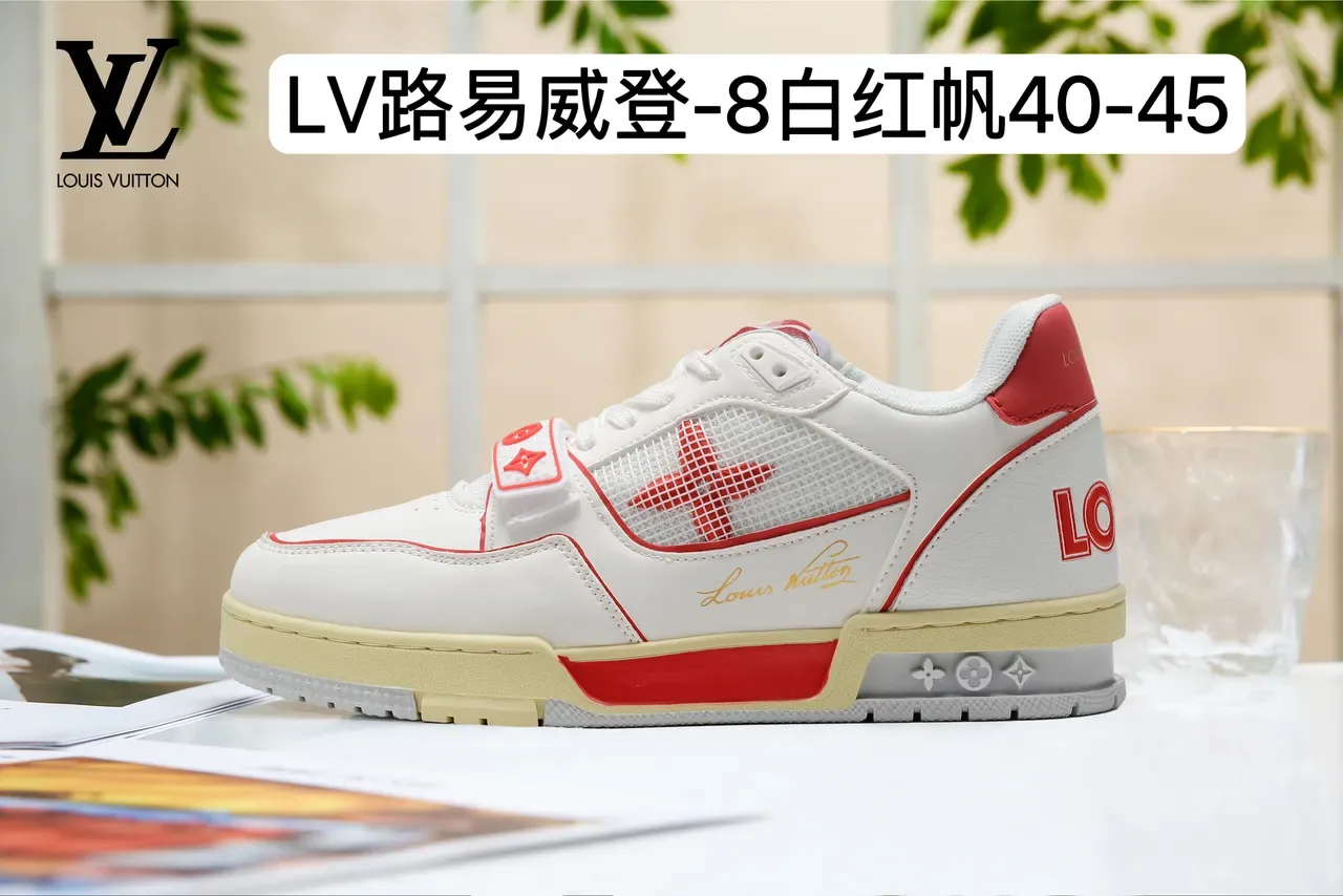 Louis Vuitton Trainer 3 Black and White Monogram Lifestyle Sneakers 4