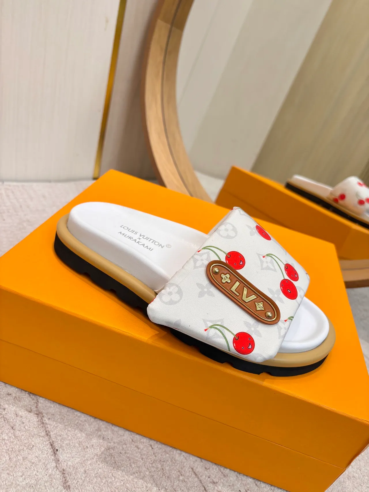 Louis Vuitton x Murakami Cherry Monogram Slipper 5
