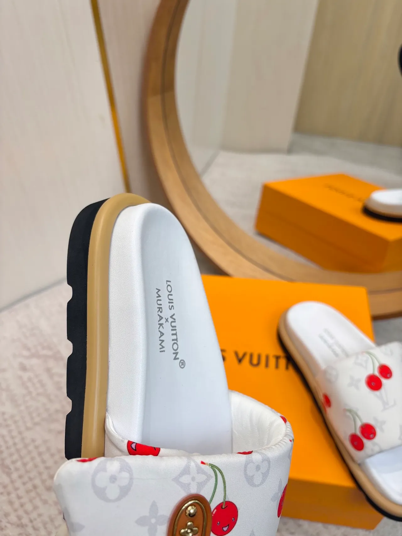 Louis Vuitton x Murakami Cherry Monogram Slipper 7
