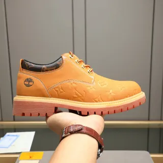 Louis Vuitton x Timberland Monogram Tan Work Boots