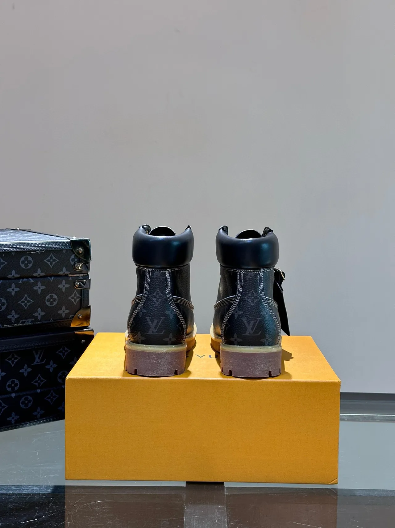 Louis Vuitton x Timberland Premium 6-Inch Monogram Work Boots 4