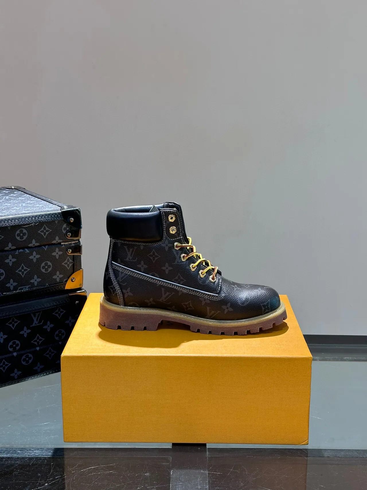 Louis Vuitton x Timberland Premium 6-Inch Monogram Work Boots 5