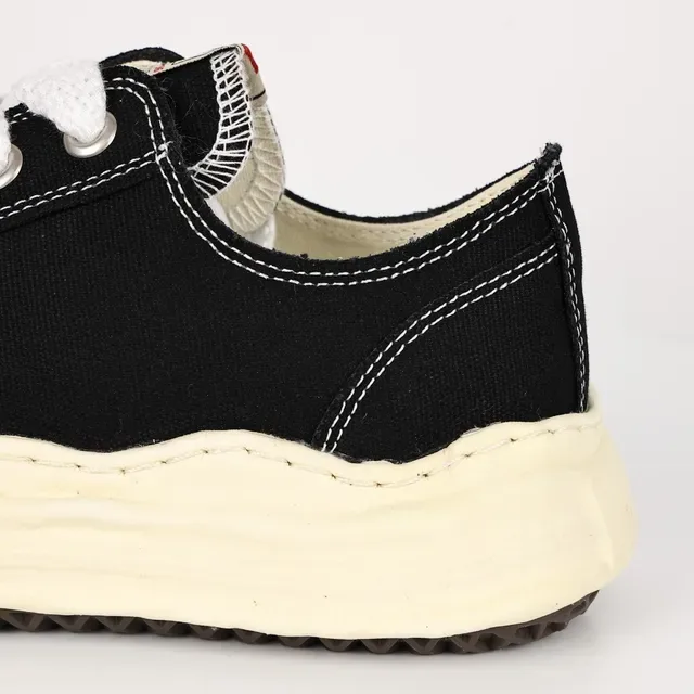 Maison Margiela Tabi Sneaker Black and Off-White Lifestyle Sneakers 4