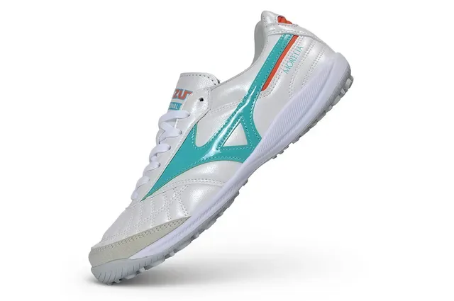 Mizuno Morelia White Blue Low-Top Synthetic Leather Upper Sneakers 5