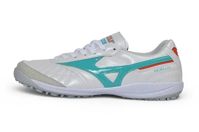 Mizuno Morelia White Blue Low-Top Synthetic Leather Upper Sneakers 6
