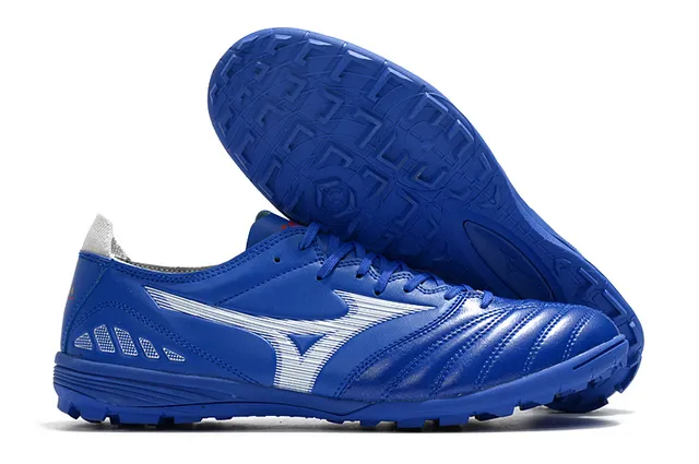 Mizuno Sapatos de futebol turf branco preto com embuço acolchado superposição de estampado zebra 3