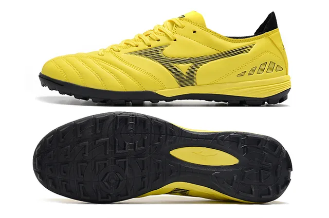Mizuno Sapatos de futebol turf branco preto com embuço acolchado superposição de estampado zebra 24