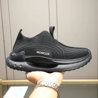Moncler Knit Slip-On Black Lifestyle Sneakers