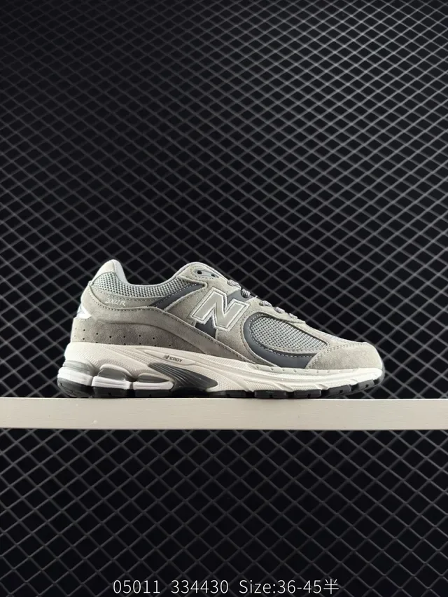 New Balance 2002R Gris claro y gris oscuro Zapatillas lifestyle 5