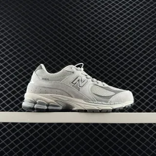 New Balance 2002R Mist Gray Mesh and Suede Lifestyle Sneakers