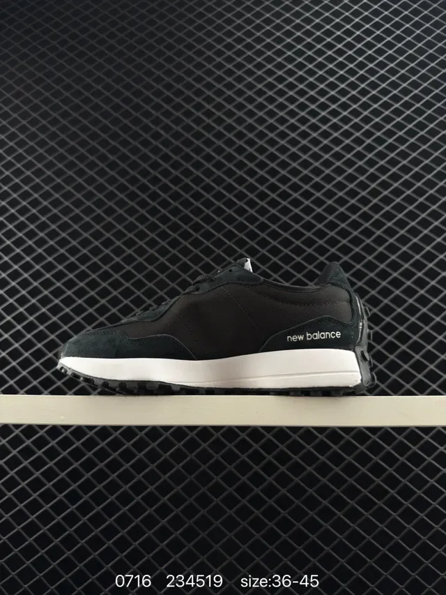 New Balance 327 Negro y Blanco Zapatillas Lifestyle 5