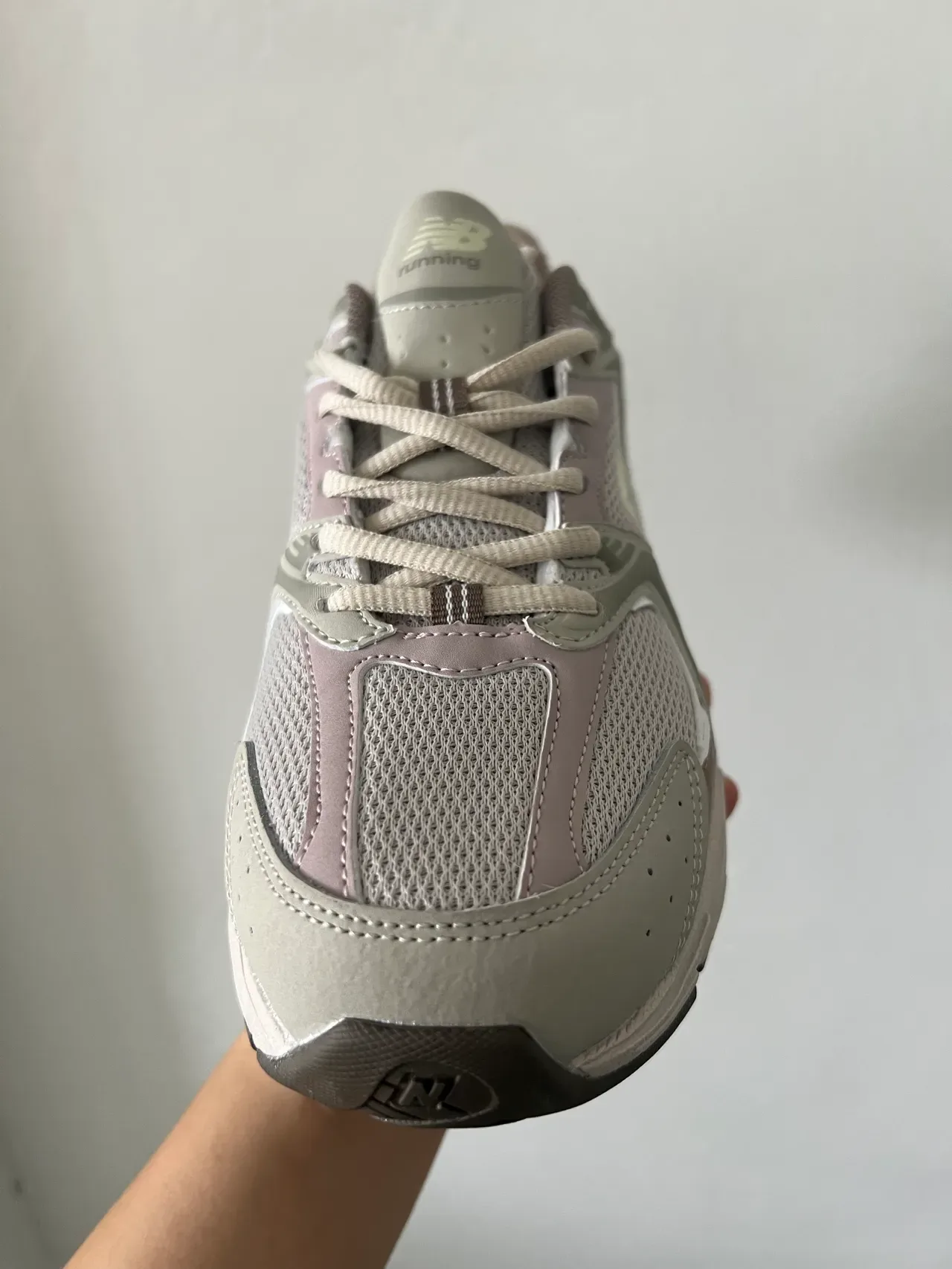 New Balance 530 Pastel Gray Mauve Lifestyle Sneakers 3